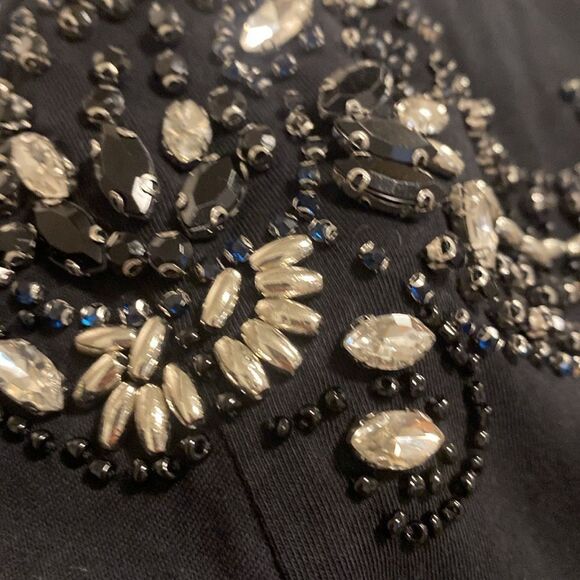 Sandro crystal embellished cotton tee, L - Picture 7 of 12